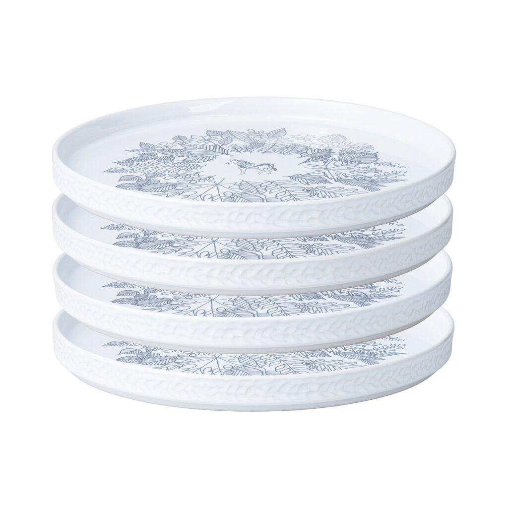 Vargen & Thor Kalle Möller Edition tallrik  4-pack 25 cm