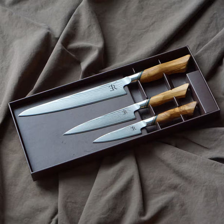 Ryda Knives A-73 Knivset – trancher, universal- & skalkniv