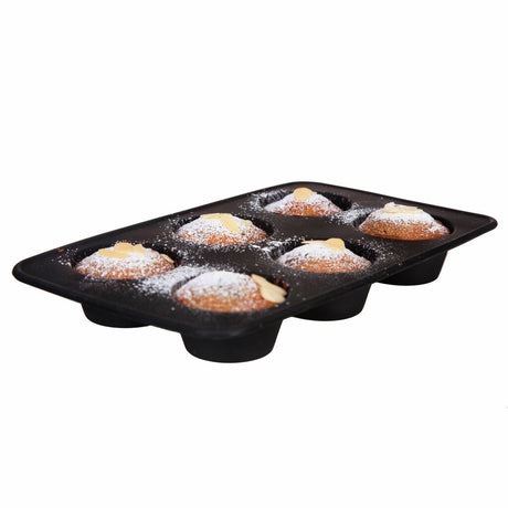 Modern House bAYk Muffinsform för 6 Muffins Svart - Kockensval