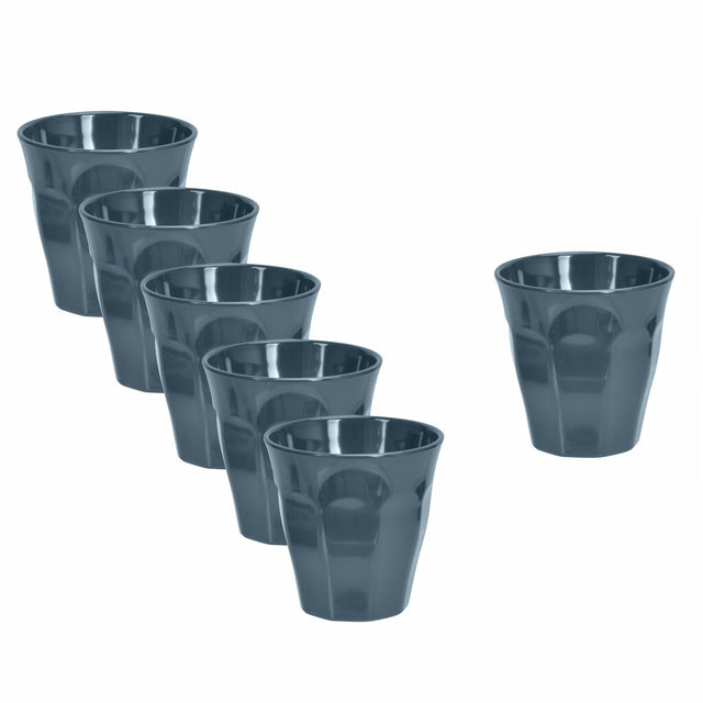 Modern House Outdoor Mugg 6 - Pack 25 cl Mörkblå - Kockensval