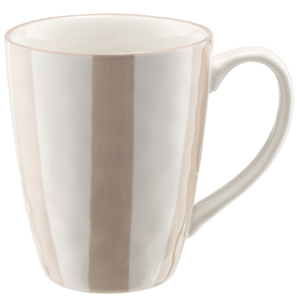 Stiernholm Stripes Mugg 25 cl Vit rosa