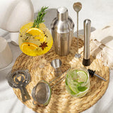 Vacu Vin Cocktail Set Plus 7 delar Silver/Svart