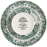 Spode Heritage Green Italian espressokopp + fat 9 cl grön/vit