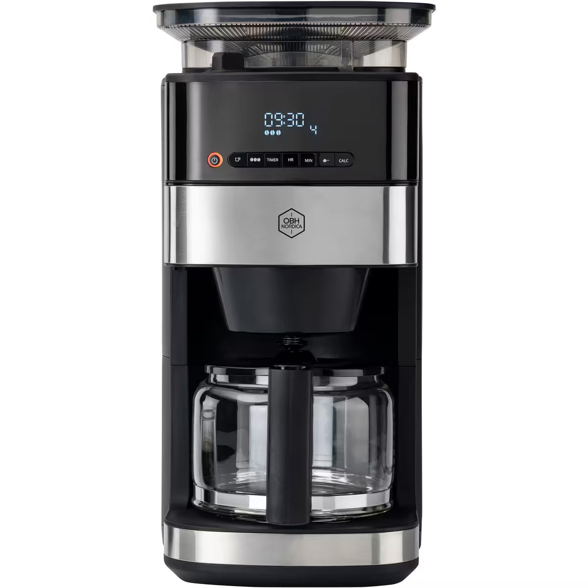 Obh Nordica Grind Aroma kaffebryggare 1,25 L svart