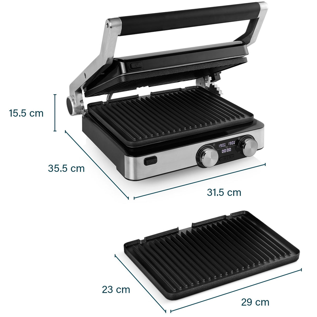 Princess Elgrill Digital Grill Master Pro 2000w - Kockensval