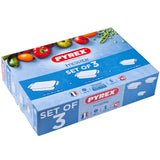 Pyrex Ugnsform Glas 3 - pack - Kockensval