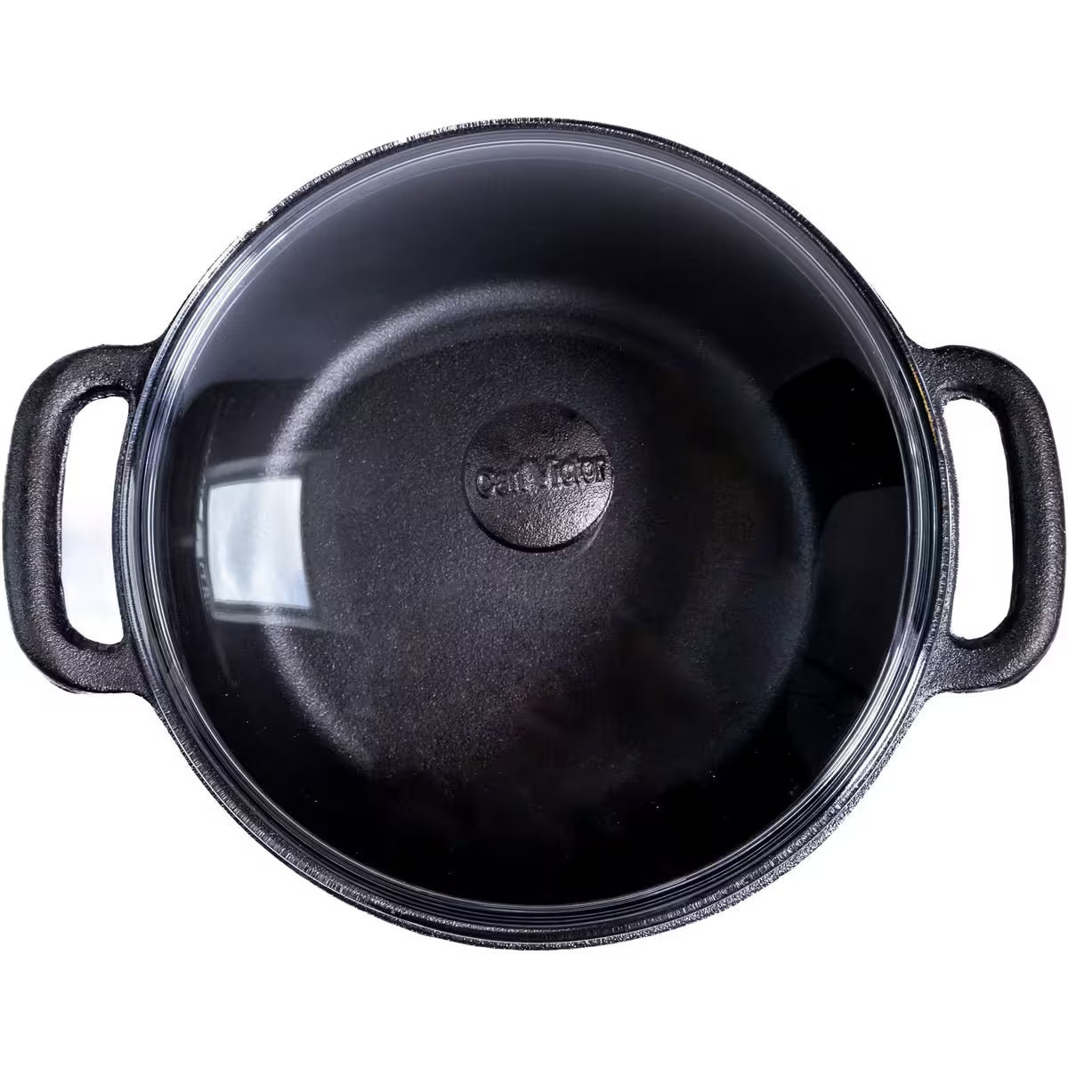 Carl victor Gjutjärnsgryta med glaslock 4 liter