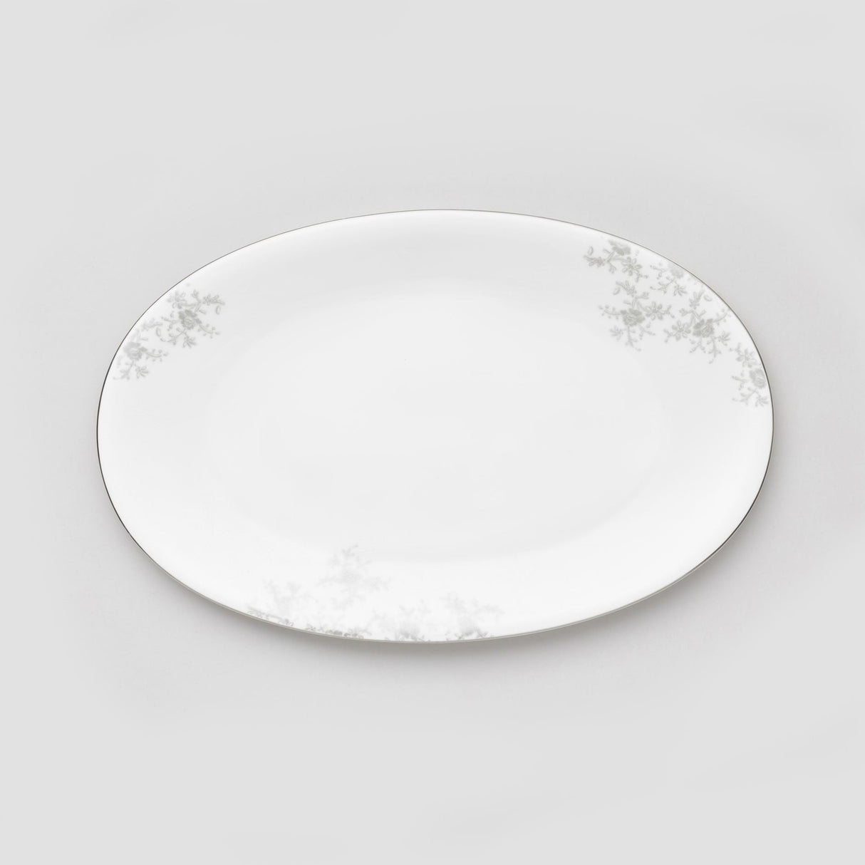 Royal Porcelain Angelina Platinum Ovalt Fat 41 cm Vit - Kockensval