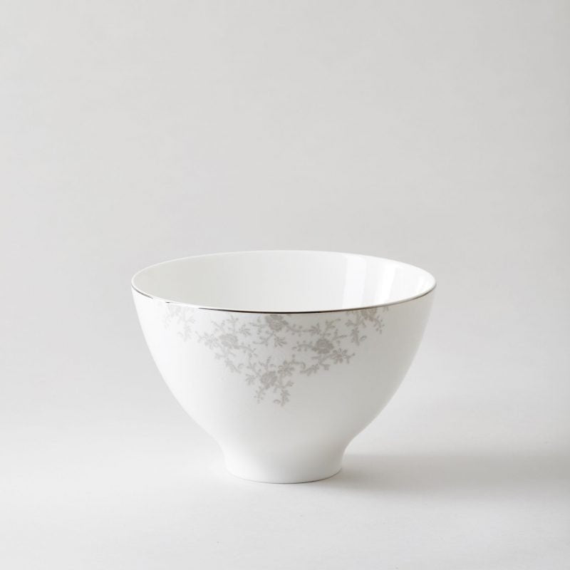 Royal Porcelain Angelina Platinum Skål 21 cm Vit - Kockensval