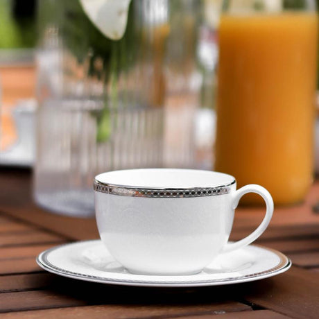 Royal Porcelain Silver Paisley Fat till Kaffekopp 15 cm Vit - Kockensval