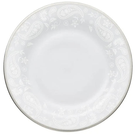 Royal Porcelain Silver Paisley Runt Fat Vit 32,5 cm - Kockensval