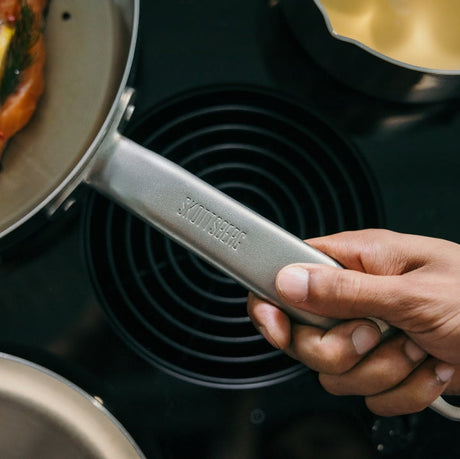 Skottsberg Sautépanna med lock 28 cm rostfritt stål