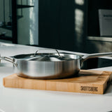 Skottsberg Sautépanna med lock 28 cm rostfritt stål