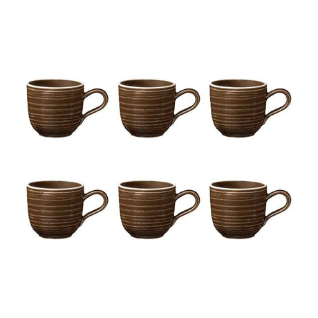 Seltmann Weiden Terra Brun Espressokopp 9 cl 6 - pack - Kockensval