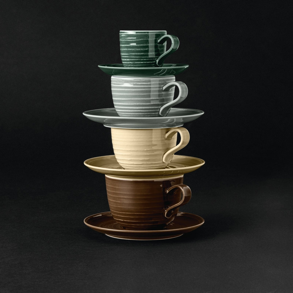 Seltmann Weiden Terra Sand Kaffefat 12 cm 6 - pack - Kockensval