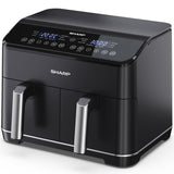 Sharp Airfryer Dubbel 2x4L med Digital Kontroll - Kockensval