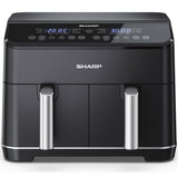 Sharp Airfryer Dubbel 2x4L med Digital Kontroll - Kockensval