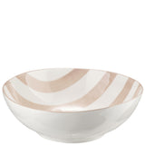 Stiernholm Stripes Skål 17,5 cm Vit rosa