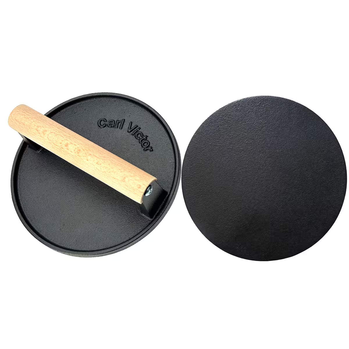 Carl victor Smash Burger grillpress 17,5 cm gjutjärn