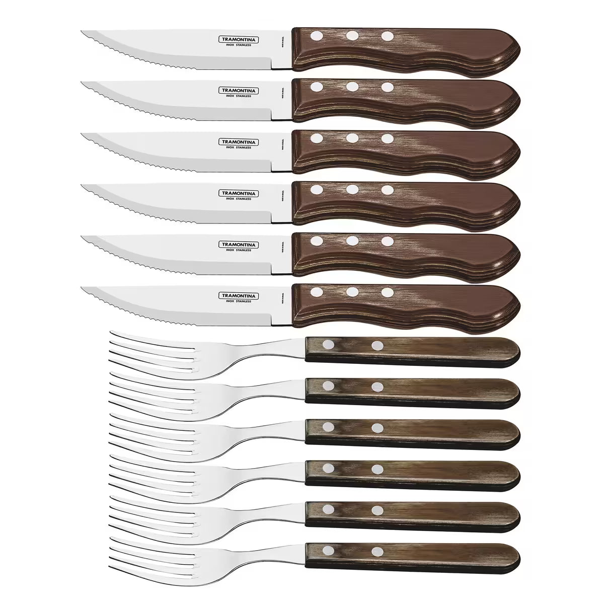 Tramontina Churrasco Grillbestick 12 delar Jumbo