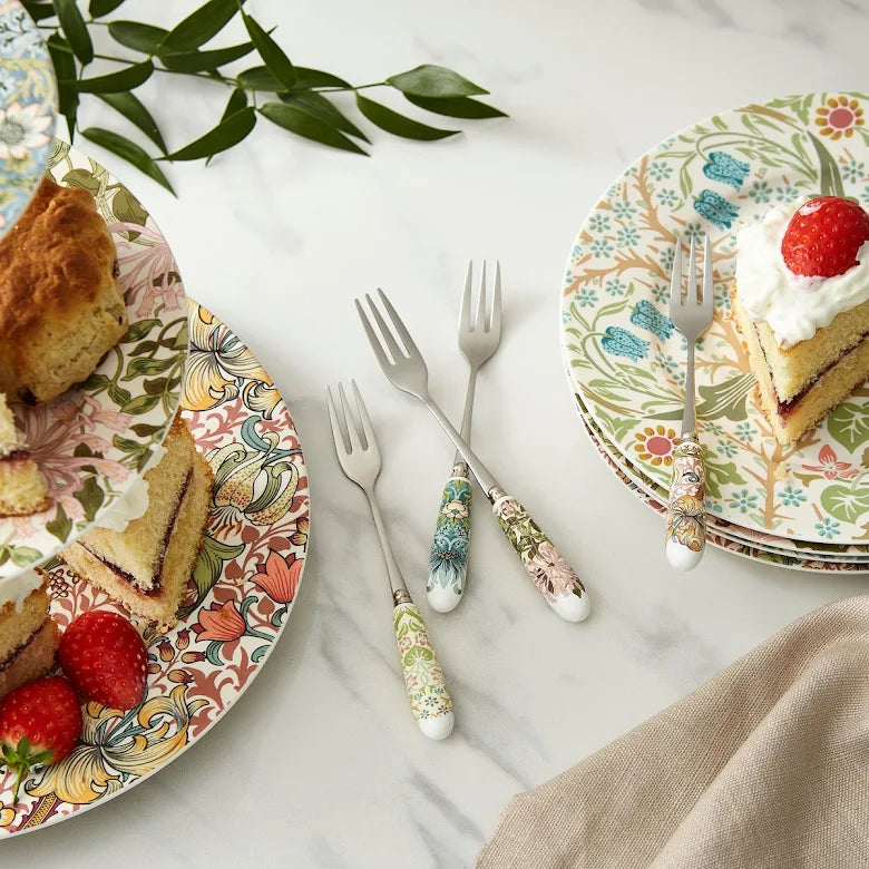 Spode Morris & Co Dessertgafflar 15 cm 4-pack