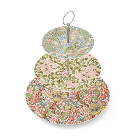 Spode Morris & Co. kakfat 3 våningar 35,5 cm