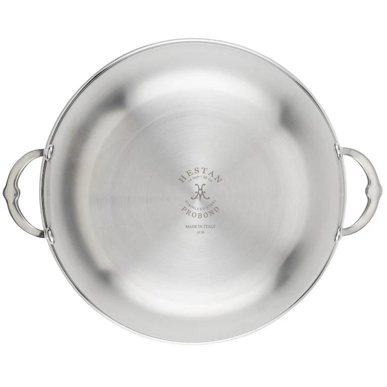 Hestan Probond Wok med lock 36 cm Stål