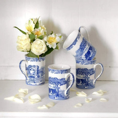 Spode Blue Italian mugg 34 cl 4-pack