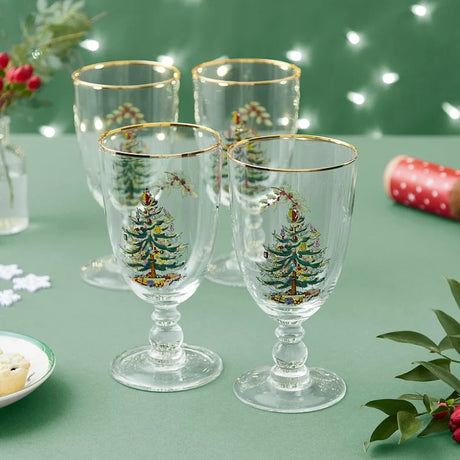 Spode Christmas Tree Gobletglas 45 cl 4-pack