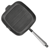 Carl victor Fyrkantig Grillpanna Gjutjärn 28 cm stålhandtag