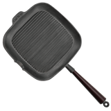 Carl Victor Grillpanna gjutjärn 28 cm Trähandtag