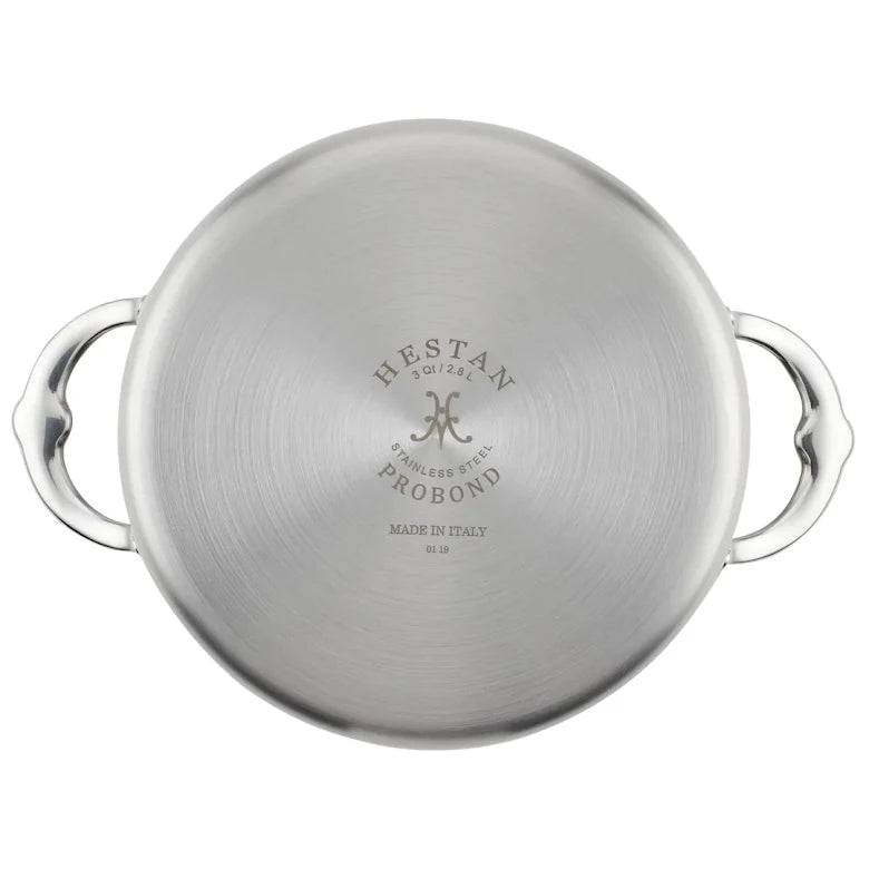 Hestan Probond Gryta med lock 2,8 L Stål
