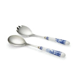 Spode Blue Italian Salladsbestick 25cm