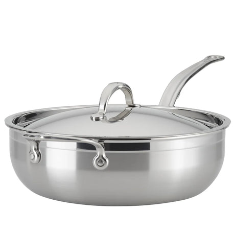 Hestan Probond Traktörpanna med lock 28 cm 4,7 L Stål