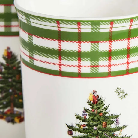 Spode Christmas Tree 2025 Årsutgåva 5-delars Muggar & Plåtburk
