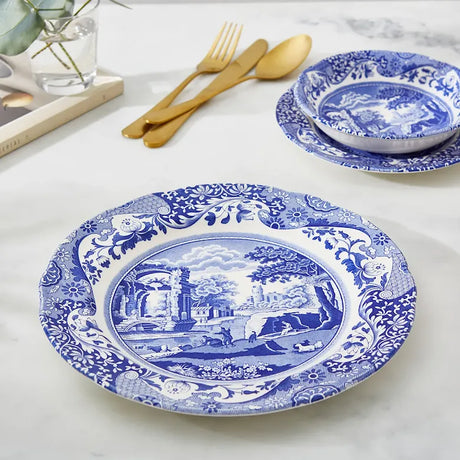 Spode Blue Italian tallrik 27 cm 4-pack