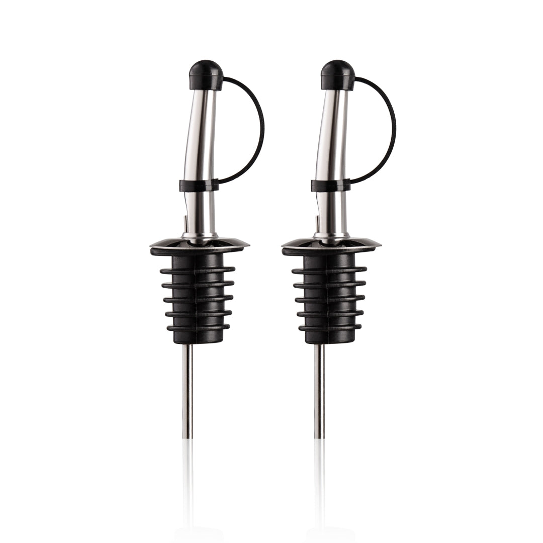 Vacu Vin Hällkork med lock 2-pack Silver