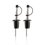 Vacu Vin Hällkork med lock 2-pack Silver