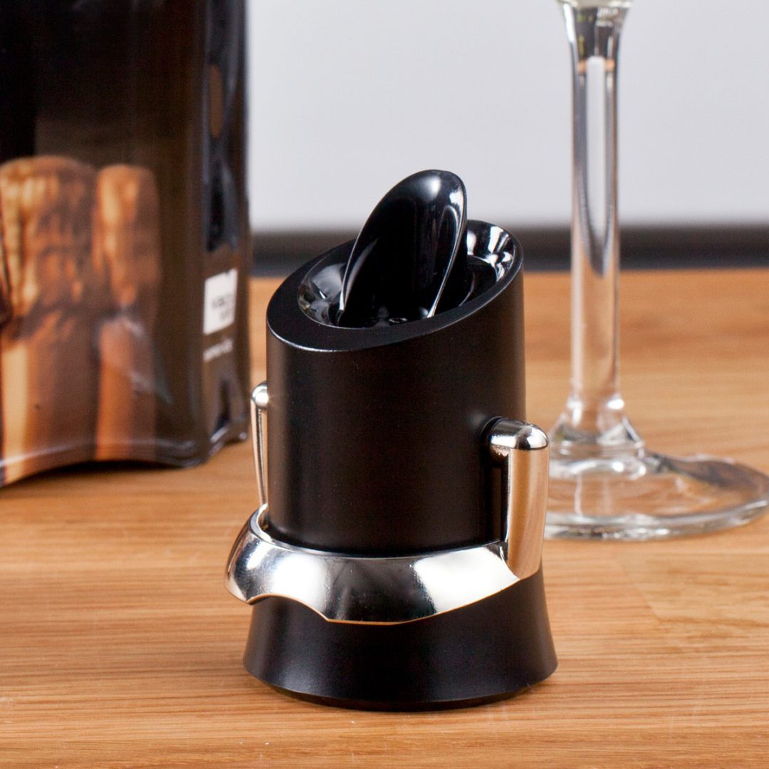 Vacu Vin Champagneförslutare Svart
