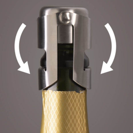 Vacu Vin Champagne Stopper Silver