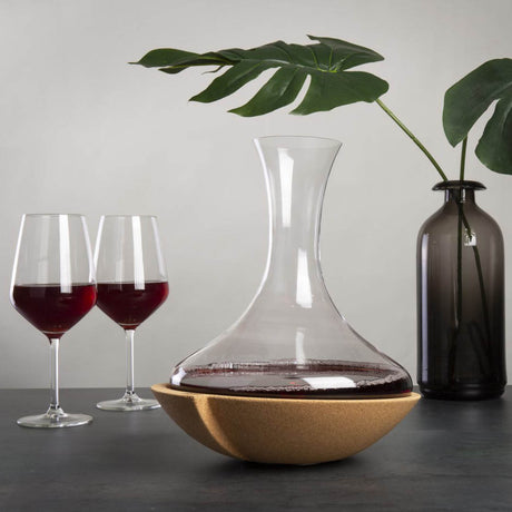 Vacu Vin Swirling Vinkaraff med kork Kristallglas