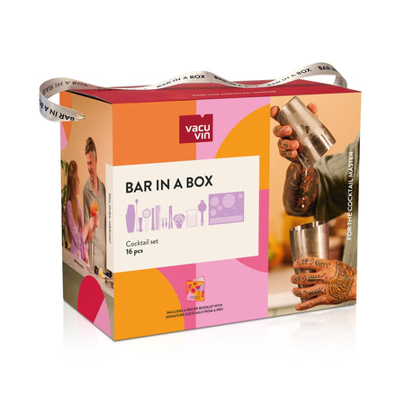 Vacu Vin Master bar in a box cocktailset 16 delar
