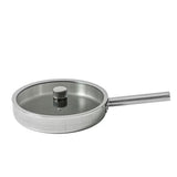 Vargen & Thor Glima traktörpanna 28 cm med lock blankt stål