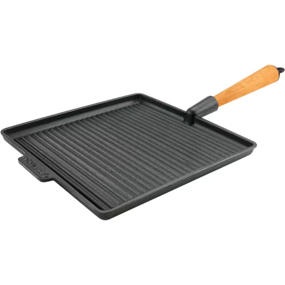 Carl victor Fyrkantig Grillpanna Gjutjärn 28 cm Bokhandtag
